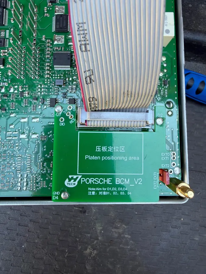 Porsche BCM adapter close-up